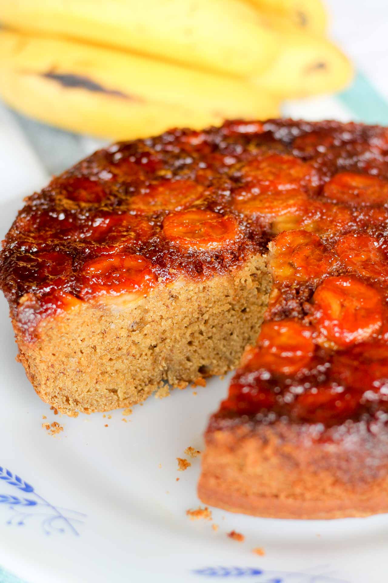 Bolo de Banana Caramelada